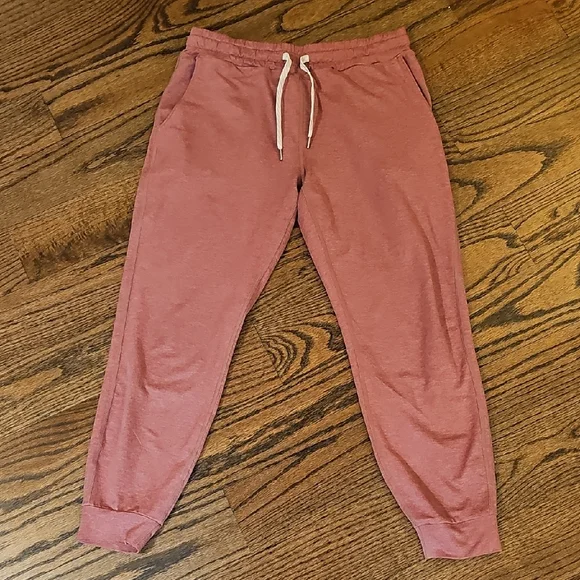 Vuori Dusty Rose Performance Jogger Pants - Picture 1 of 5